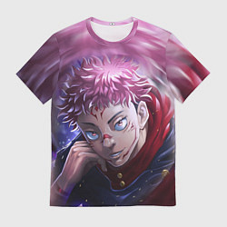 Футболка мужская JUJUTSU KAISEN SUKUNA, цвет: 3D-принт