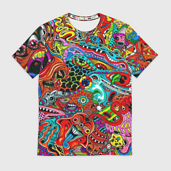 Футболка мужская Яркая абстракция bright abstraction, цвет: 3D-принт