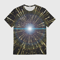 Футболка мужская Неоновые стрелы, цвет: 3D-принт