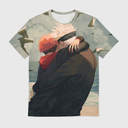 Футболка мужская Hug Jujutsu kai, цвет: 3D-принт