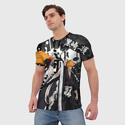 Футболка мужская Bleach, цвет: 3D-принт — фото 2