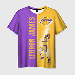 Футболка мужская Леброн NBA, цвет: 3D-принт
