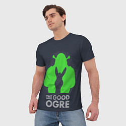 Футболка мужская Shrek: Im good ogre, цвет: 3D-принт — фото 2