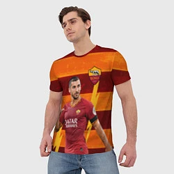 Футболка мужская Henrikh Mkhitaryan Roma, цвет: 3D-принт — фото 2