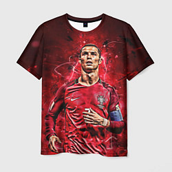 Футболка мужская Cristiano Ronaldo Portugal, цвет: 3D-принт