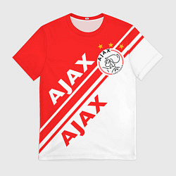 Футболка мужская FC AJAX AMSTERDAM ФК АЯКС, цвет: 3D-принт