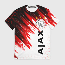Футболка мужская FC AJAX AMSTERDAM ФК АЯКС, цвет: 3D-принт
