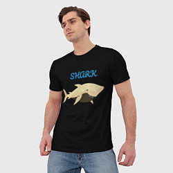 Футболка мужская Shark, цвет: 3D-принт — фото 2