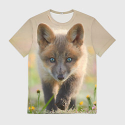 Футболка мужская Лисичка, цвет: 3D-принт