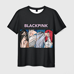 Футболка мужская Hide eyes Blackpink, цвет: 3D-принт