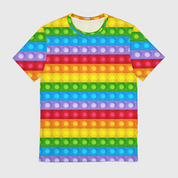 Футболка мужская Pop It, цвет: 3D-принт