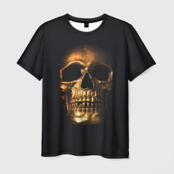 Футболка мужская Golden Skull, цвет: 3D-принт