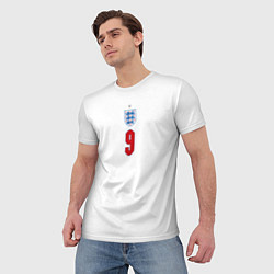 Футболка мужская Кейн форма Англия 20212022, цвет: 3D-принт — фото 2