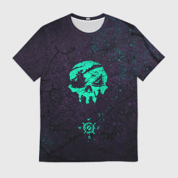 Футболка мужская Пиратский знак, цвет: 3D-принт