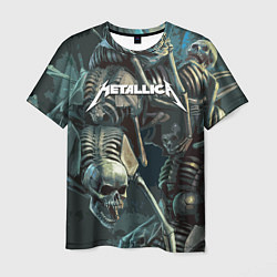 Футболка мужская Metallica Metal Skull, цвет: 3D-принт