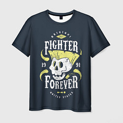 Футболка мужская Fighter forever, цвет: 3D-принт