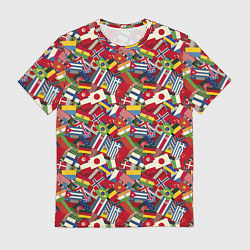 Футболка мужская Страны Мира, цвет: 3D-принт