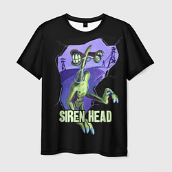 Футболка мужская СИРЕНОГОЛОВЫЙ SIREN HEAD, цвет: 3D-принт