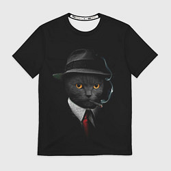 Футболка мужская НУАРНЫЙ КОТ, цвет: 3D-принт