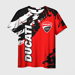 Футболка мужская DUCATI ДУКАТИ ГРАНЖ, цвет: 3D-принт