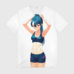 Футболка мужская Нагаторо в купальнике, цвет: 3D-принт