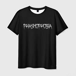 Футболка мужская Phasmophobia logo, цвет: 3D-принт