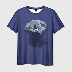 Футболка мужская Спящая коала, цвет: 3D-принт
