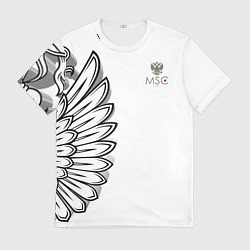 Футболка мужская Russia MSKSide 3D Logo New 202223, цвет: 3D-принт