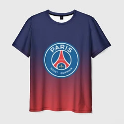 Футболка мужская PSG ПСЖ PARIS SAINT GERMAIN, цвет: 3D-принт