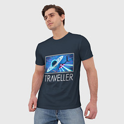Футболка мужская Traveller, цвет: 3D-принт — фото 2
