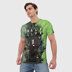 Футболка мужская Opposing Force Half-Life спина, цвет: 3D-принт — фото 2