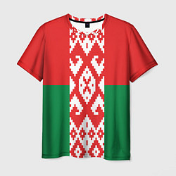 Футболка мужская Белоруссия, цвет: 3D-принт