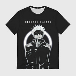 Футболка мужская Годжо Сатору Магическая битва, цвет: 3D-принт