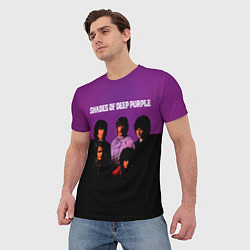 Футболка мужская Shades of Deep Purple, цвет: 3D-принт — фото 2