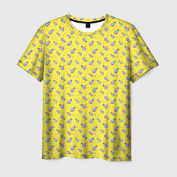 Футболка мужская Pineapple Pattern, цвет: 3D-принт
