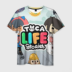 Футболка мужская Toca Life: Stories, цвет: 3D-принт