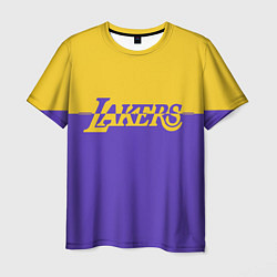 Футболка мужская KobeBryant Los Angeles Lakers,, цвет: 3D-принт