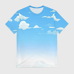 Футболка мужская Летнее небо, цвет: 3D-принт