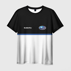 Футболка мужская Subaru Два цвета, цвет: 3D-принт