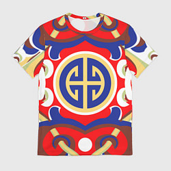 Мужская футболка Монгольский орнамент