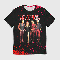 Футболка мужская Maneskin Лунный свет, рок - группа, цвет: 3D-принт