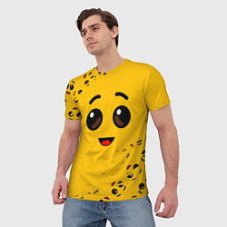 Футболка мужская FORTNITE BANANA FACE ФОРТНАЙТ БАНАН, цвет: 3D-принт — фото 2