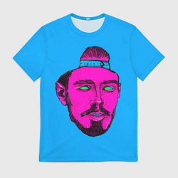 Футболка мужская Многознаал в кепке, цвет: 3D-принт