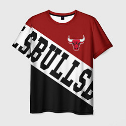 Футболка мужская Чикаго Буллз, Chicago Bulls, SPORT, цвет: 3D-принт