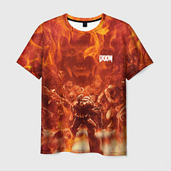 Футболка мужская Hell Monster vs Doom, цвет: 3D-принт