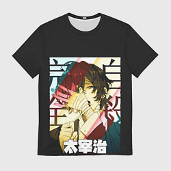 Футболка мужская Дазай Осаму Dazai в бинтах, цвет: 3D-принт