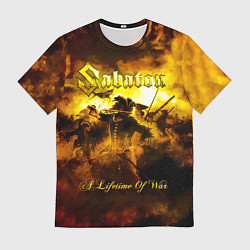 Футболка мужская A Lifetime of War - Sabaton, цвет: 3D-принт