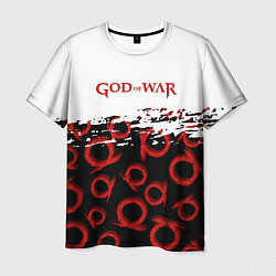 Футболка мужская God of War Logo Pattern, цвет: 3D-принт