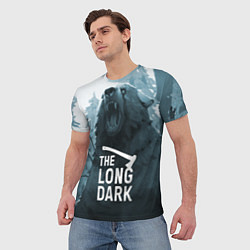 Футболка мужская The Long Dark медведь, цвет: 3D-принт — фото 2