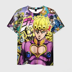 Футболка мужская JoJos Bizarre Adventure - Джорно Джованна, цвет: 3D-принт